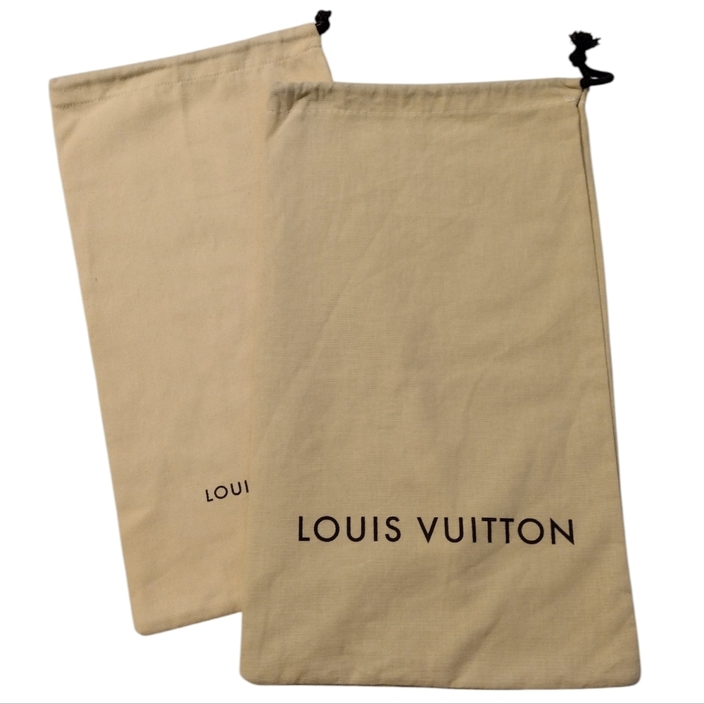 Bundle Of 2 Louis Vuitton Beige Dust Bags - Picture 1 of 14